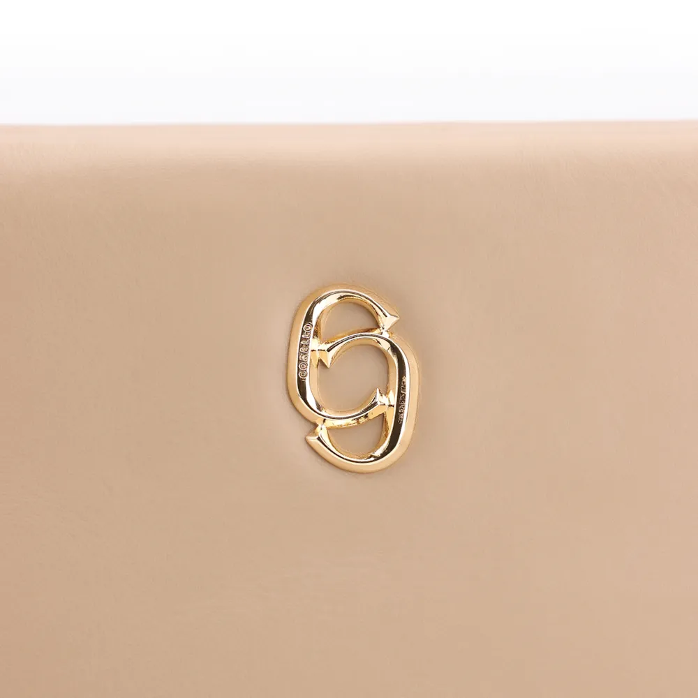 Bolsa Transversal Couro Bege - imagem 6