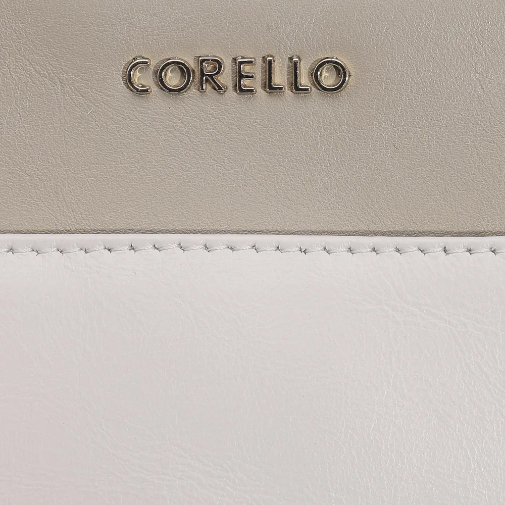 Bolsa Transversal Couro Bege/Off White - imagem 6