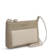 Bolsa Transversal Couro Bege/Off White - imagem 2