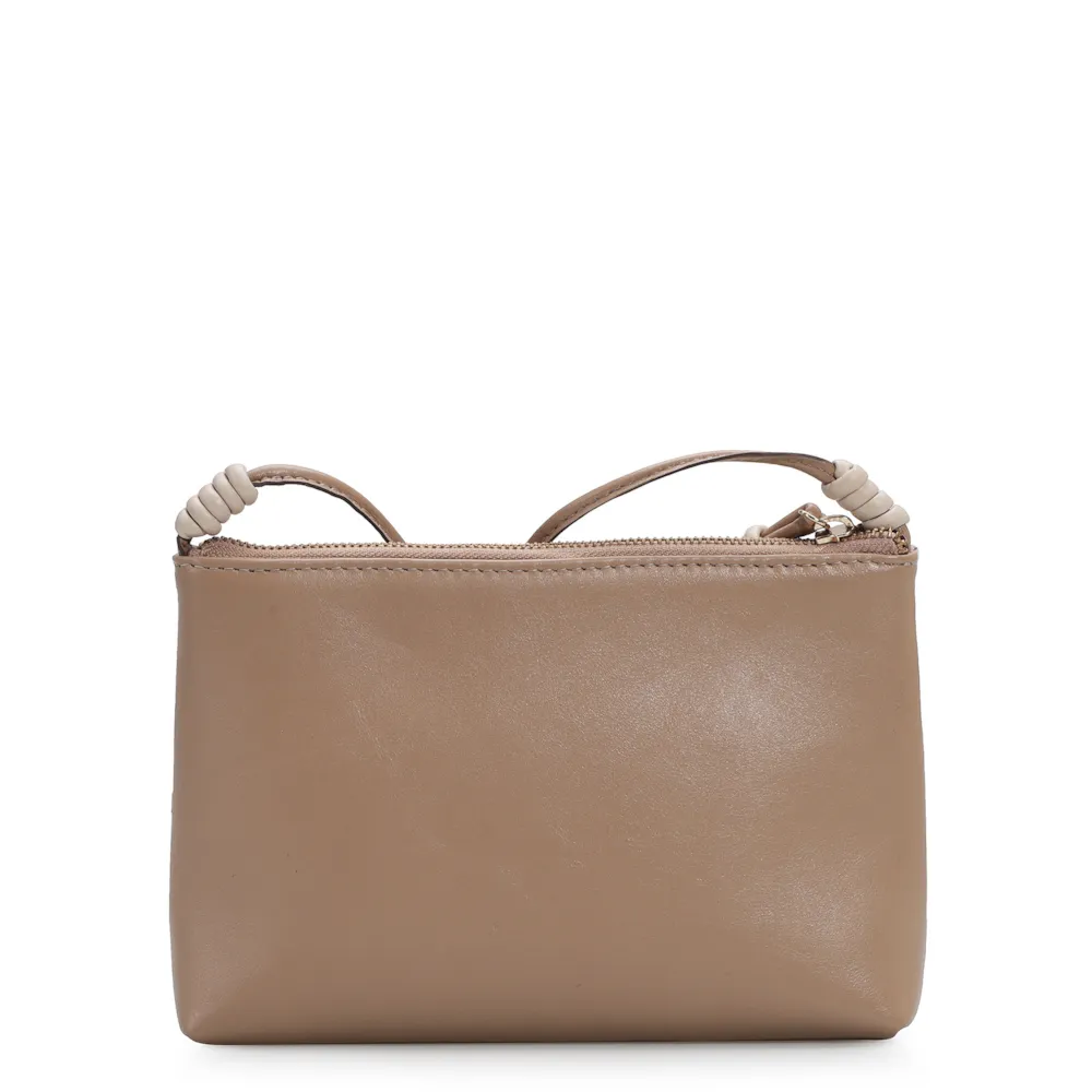 Bolsa Transversal Couro Bege/Vanilla - imagem 4