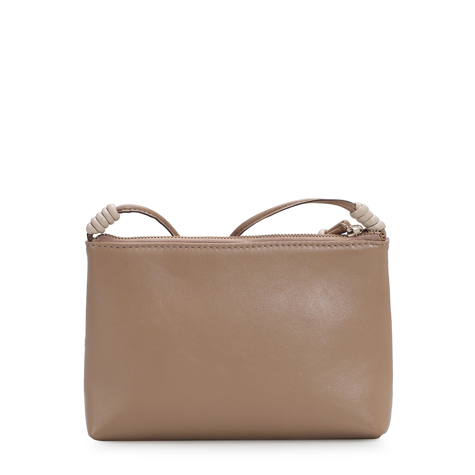 Bolsa Transversal Couro Bege/Vanilla