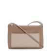 Bolsa Transversal Couro Bege/Vanilla - imagem 1
