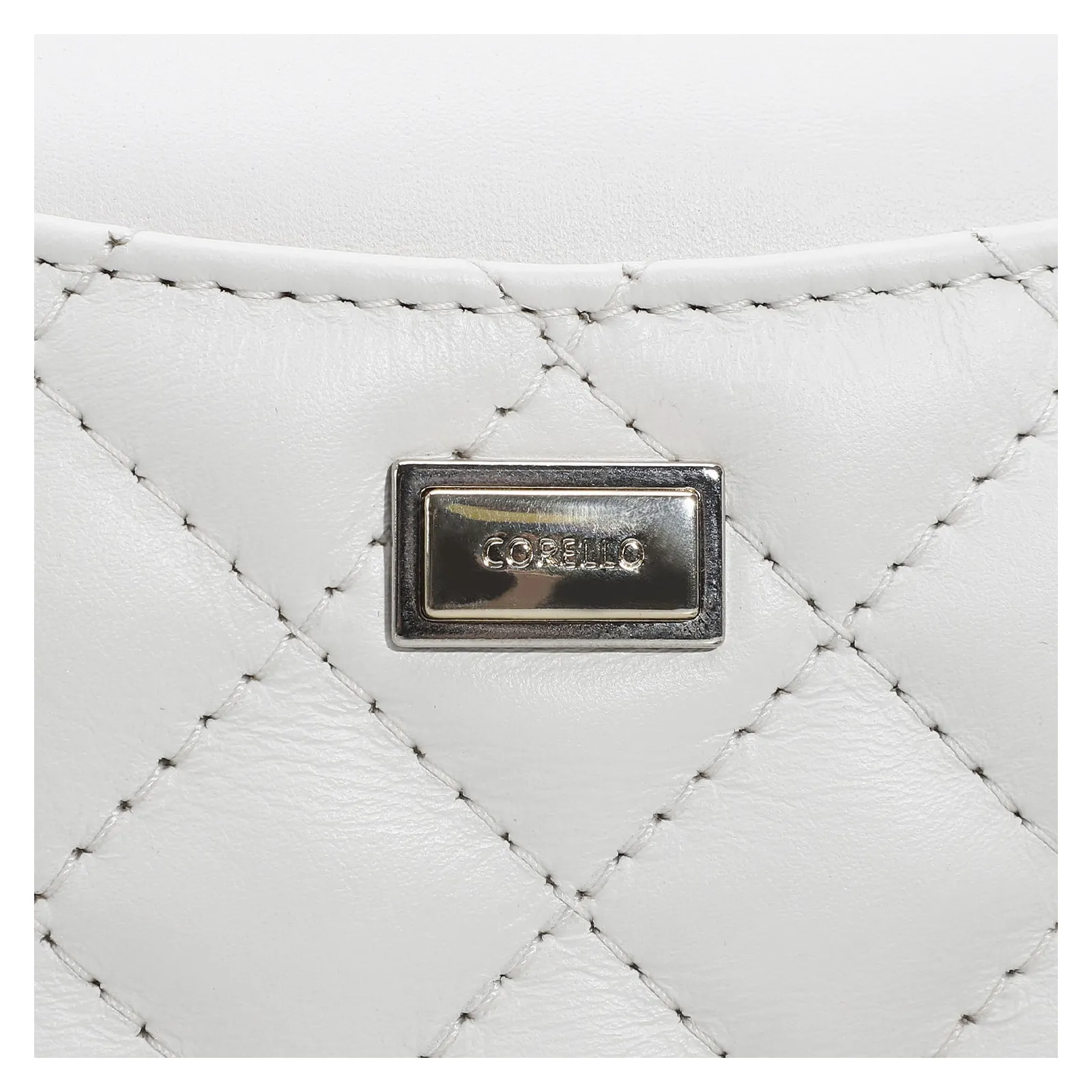 Bolsa Transversal Couro Branco