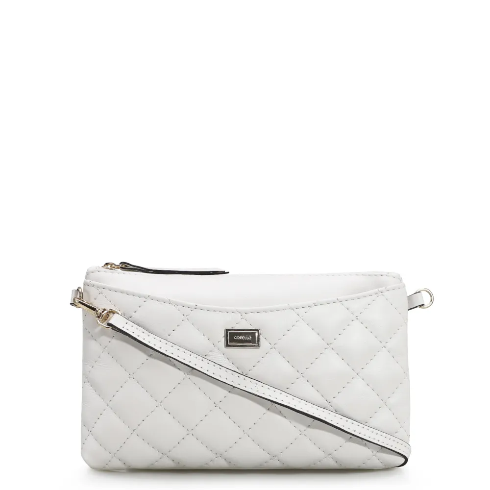 Bolsa Transversal Couro Branco