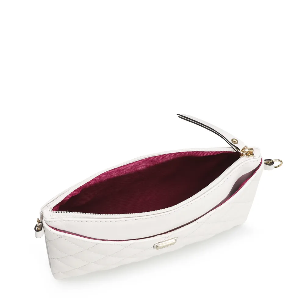 Bolsa Transversal Couro Branco - imagem 4