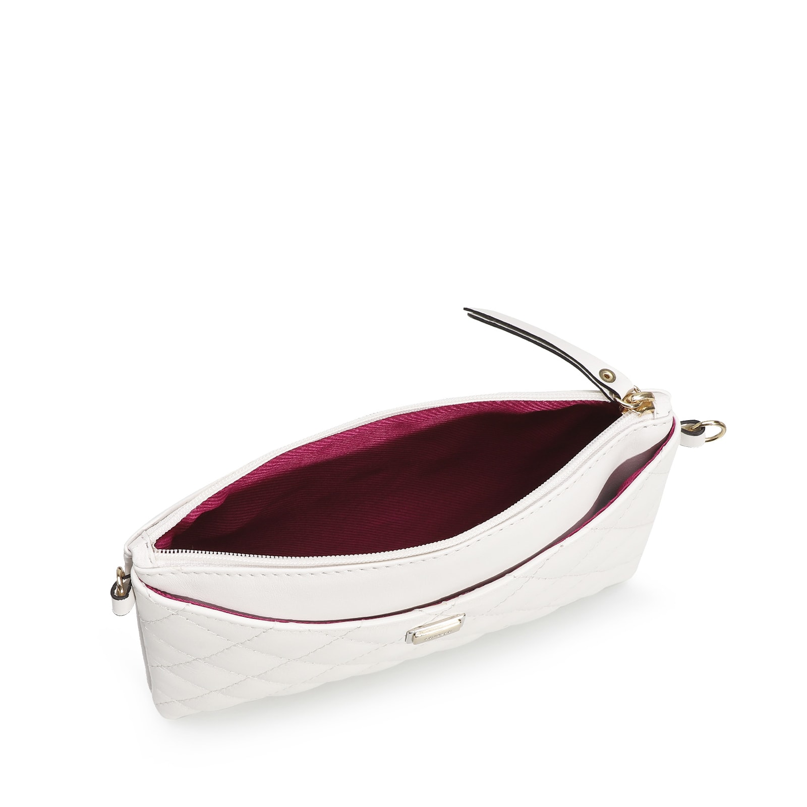 Bolsa Transversal Couro Branco