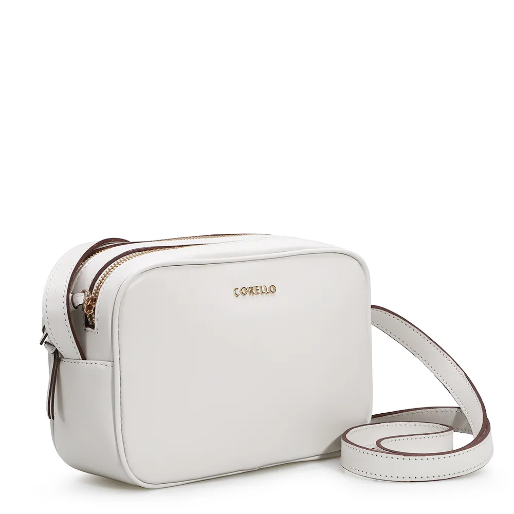 Bolsa Transversal Couro Branco - imagem 2