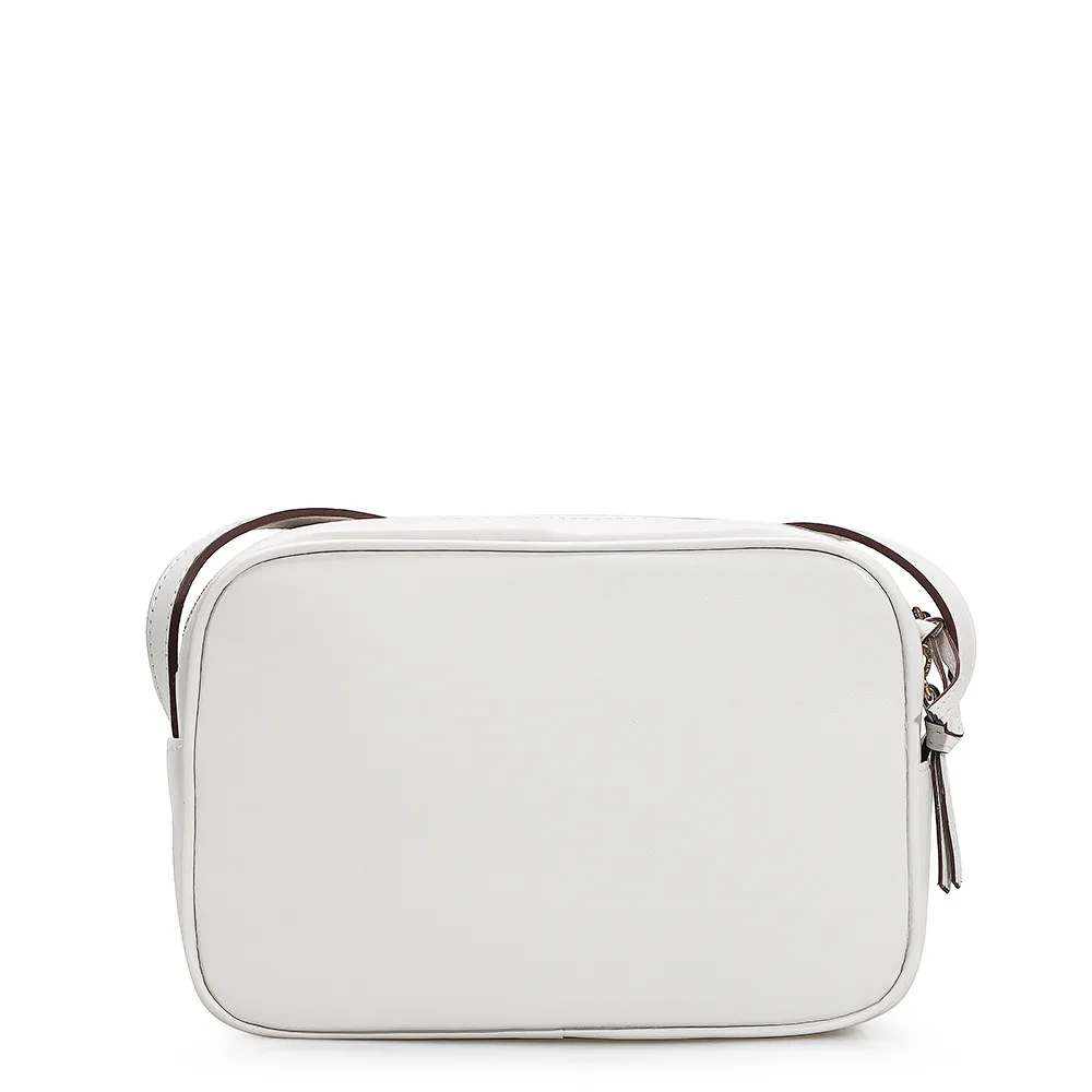 Bolsa Transversal Couro Branco - imagem 3