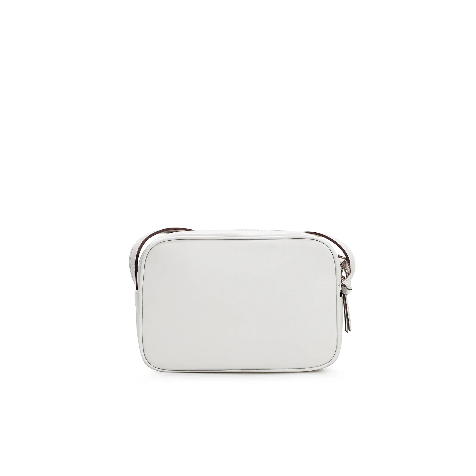 Bolsa Transversal Couro Branco