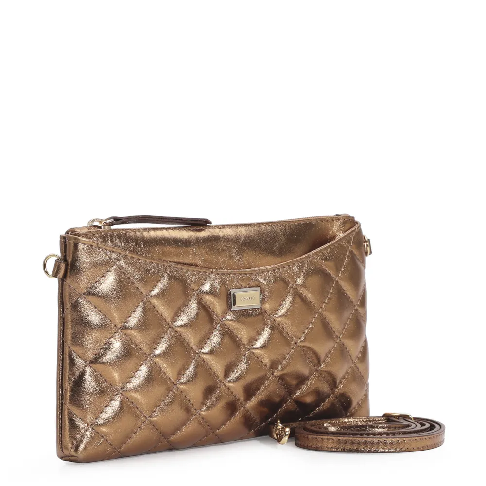 Bolsa Transversal Couro Bronze - imagem 2
