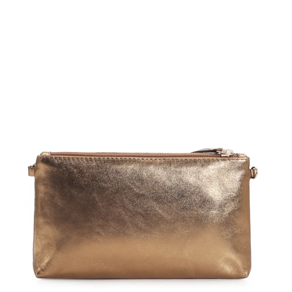 Bolsa Transversal Couro Bronze - imagem 3