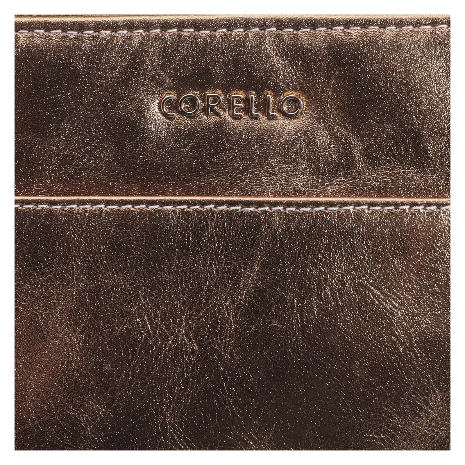 Bolsa Transversal Couro Bronze