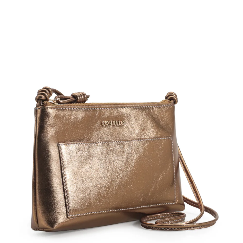 Bolsa Transversal Couro Bronze - imagem 2