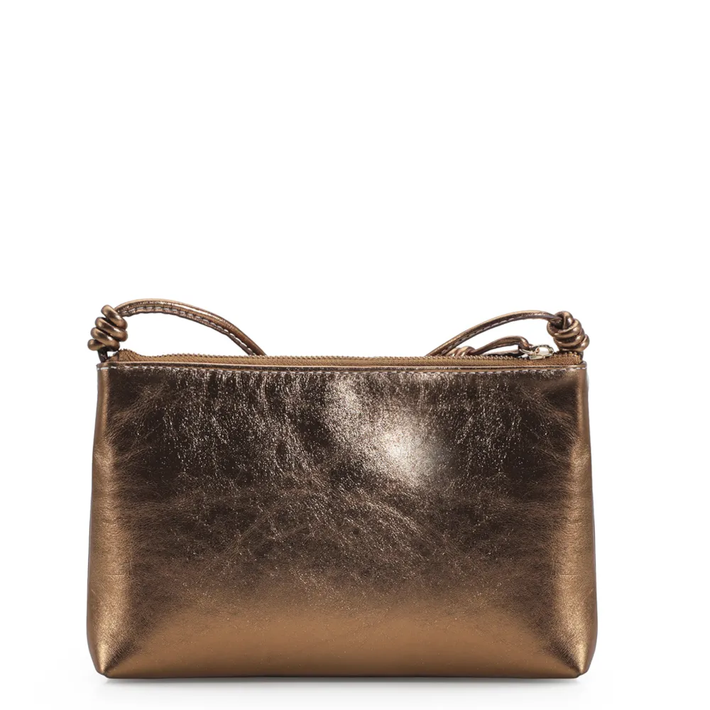 Bolsa Transversal Couro Bronze - imagem 3