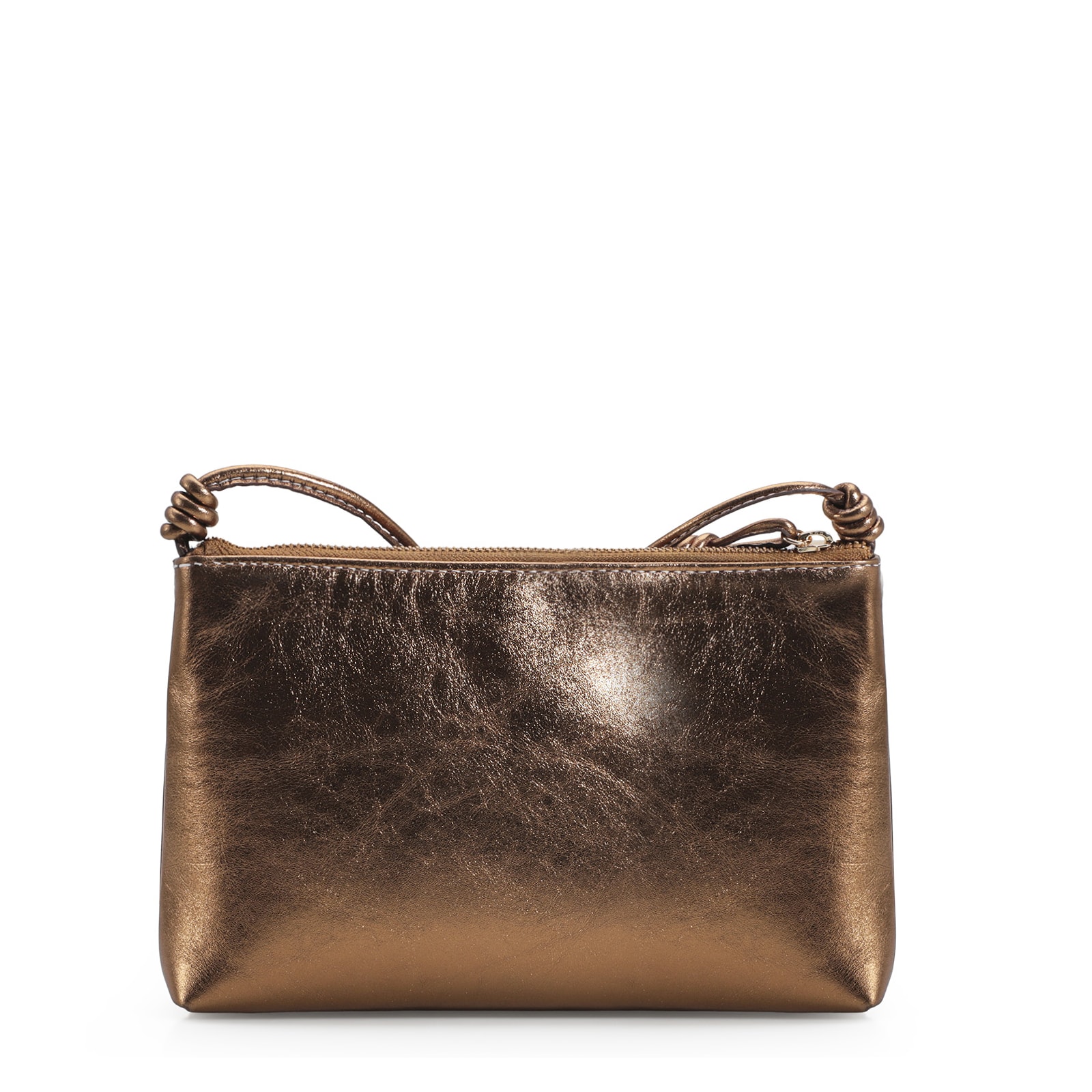 Bolsa Transversal Couro Bronze