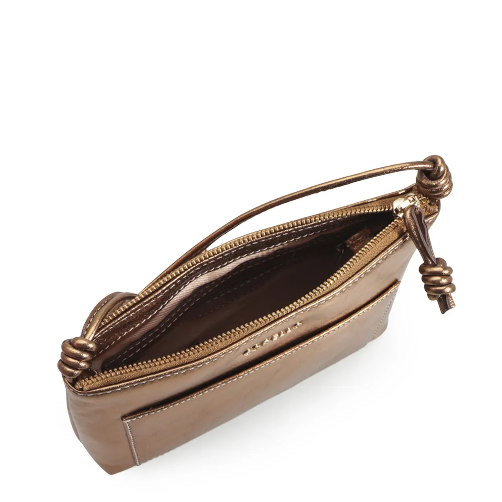 Bolsa Transversal Couro Bronze - imagem 4