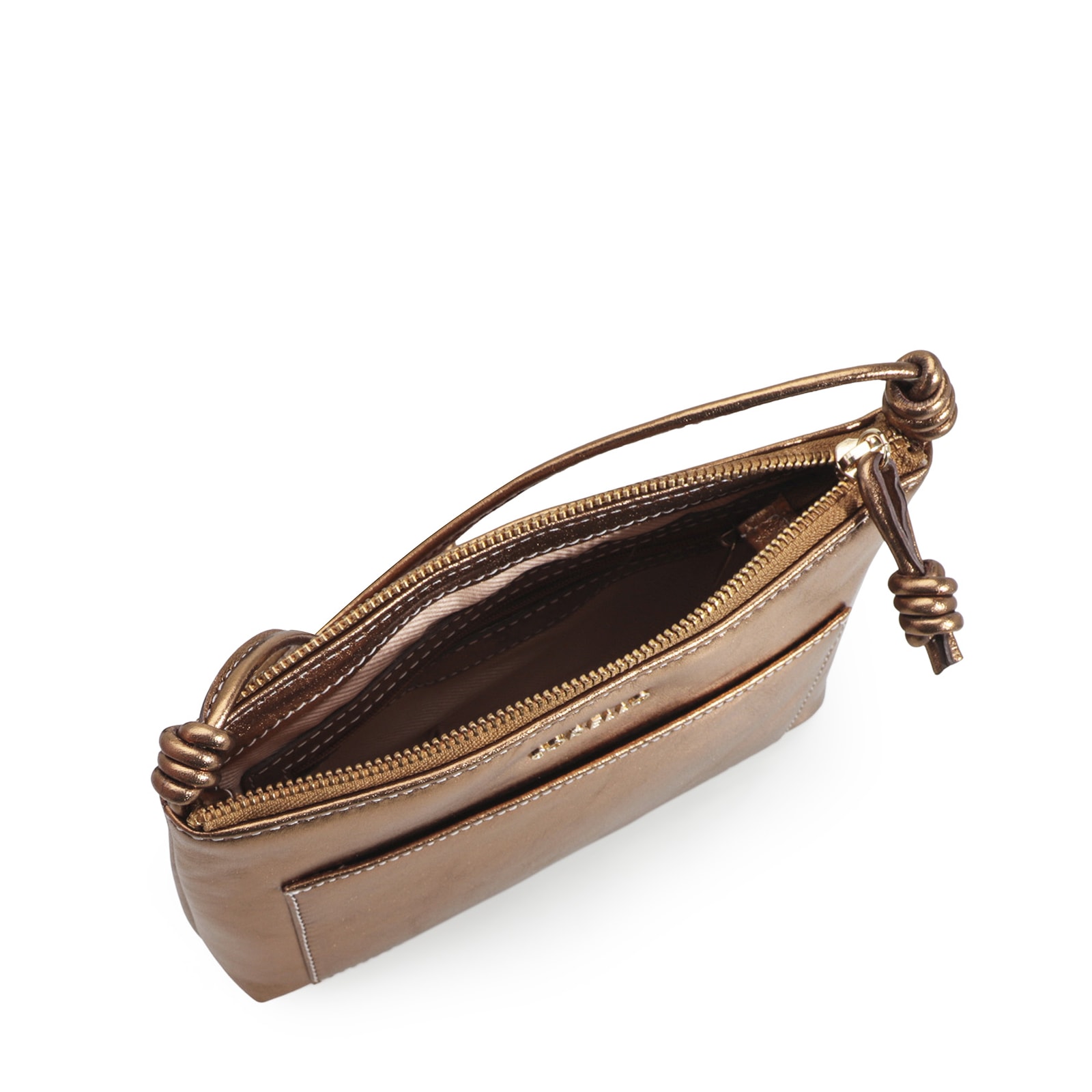 Bolsa Transversal Couro Bronze