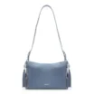 Bolsa Transversal Couro Camurça Azul - imagem 3