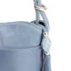 Bolsa Transversal Couro Camurça Azul - imagem 7