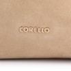 Bolsa Transversal Couro Camurça Bege/Couro Bege - imagem 5