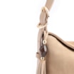 Bolsa Transversal Couro Camurça Bege/Couro Bege - imagem 6
