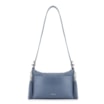 Bolsa Transversal Couro Camurça/Couro Azul - imagem 3