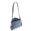 Bolsa Transversal Couro Camurça/Couro Azul - imagem 4