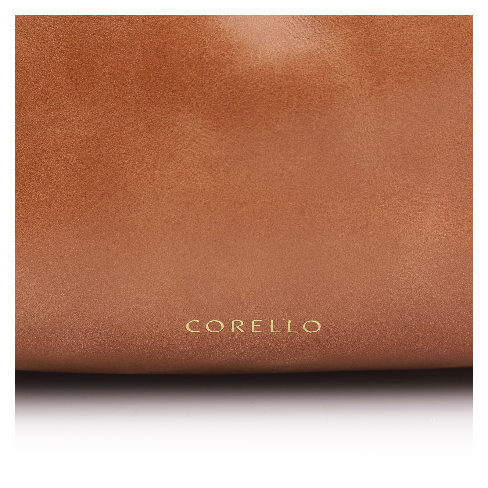Bolsa Transversal Couro Camurça/Couro Marrom Claro