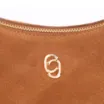 Bolsa Transversal Couro Camurça Marrom Claro - imagem 7