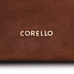Bolsa Transversal Couro Camurça Marrom/Couro Marrom Escuro - imagem 6