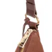 Bolsa Transversal Couro Camurça Marrom Escuro - imagem 6