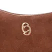 Bolsa Transversal Couro Camurça Marrom Escuro - imagem 7