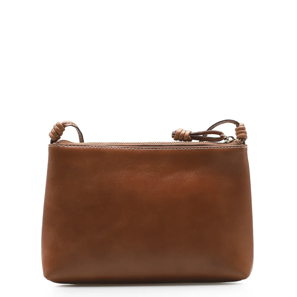 Bolsa Transversal Couro Caramelo - imagem 3