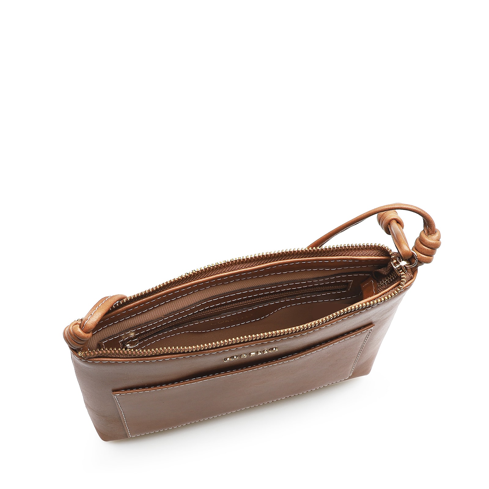 Bolsa Transversal Couro Caramelo