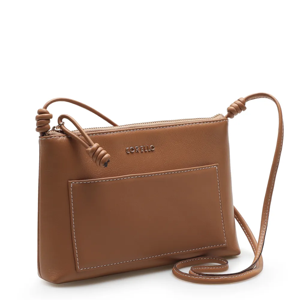 Bolsa Transversal Couro Caramelo - imagem 2