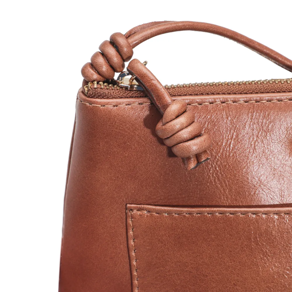 Bolsa Transversal Couro Caramelo - imagem 5