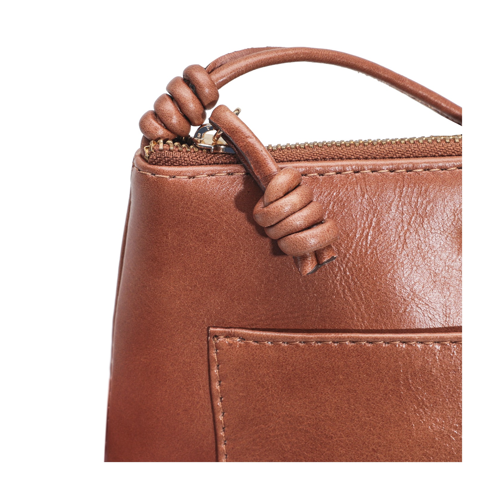 Bolsa Transversal Couro Caramelo