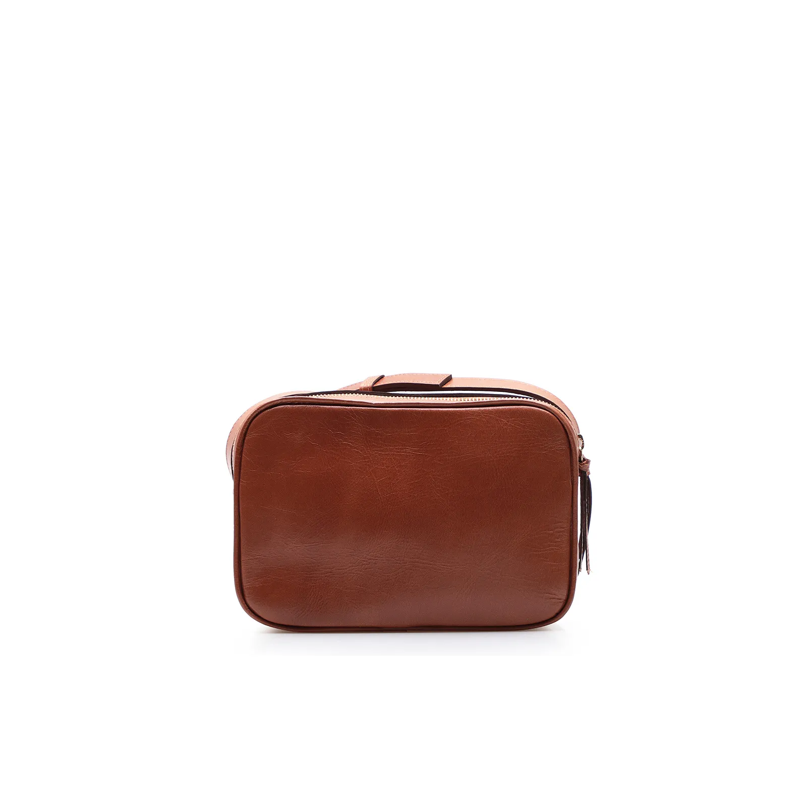 Bolsa Transversal Couro Caramelo