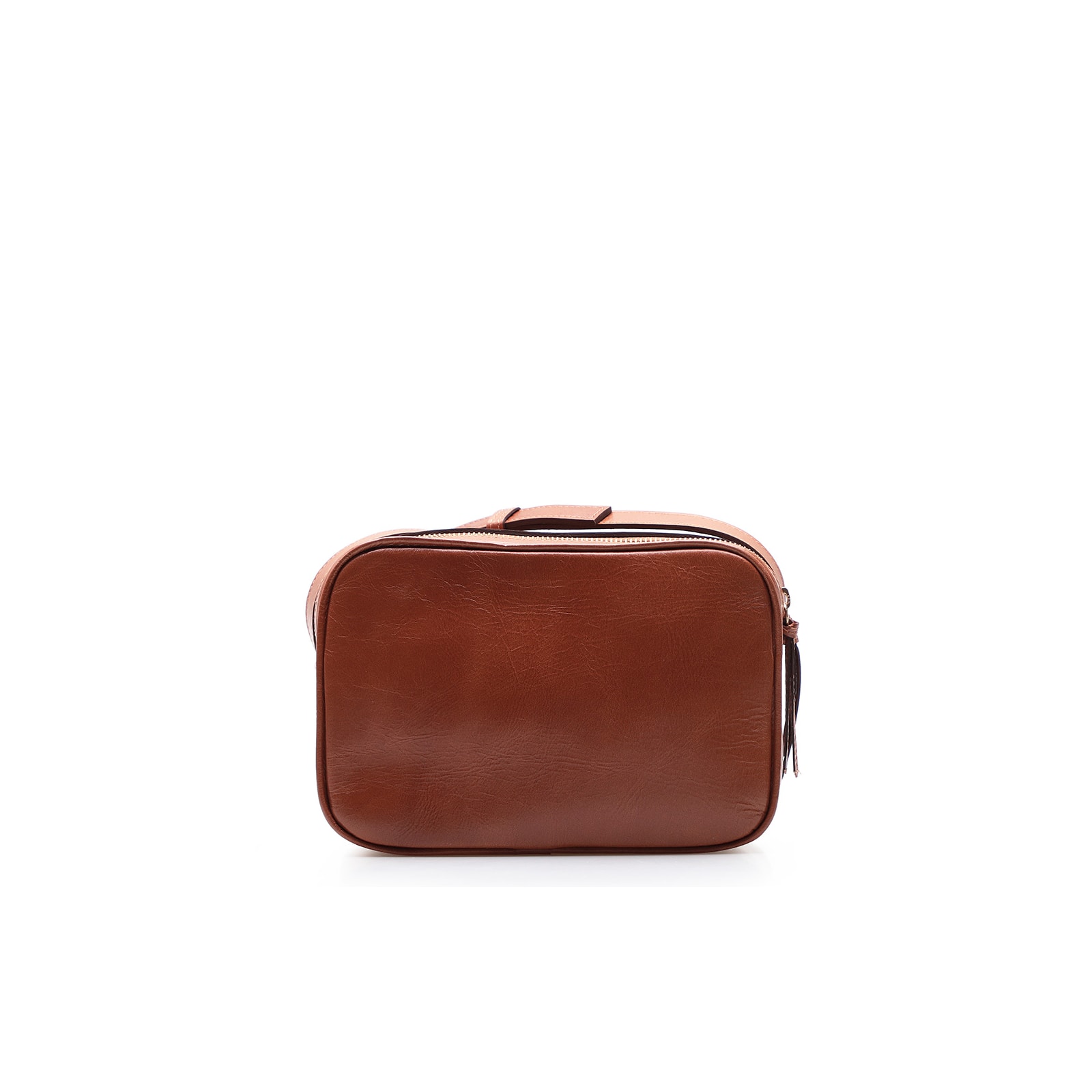 Bolsa Transversal Couro Caramelo