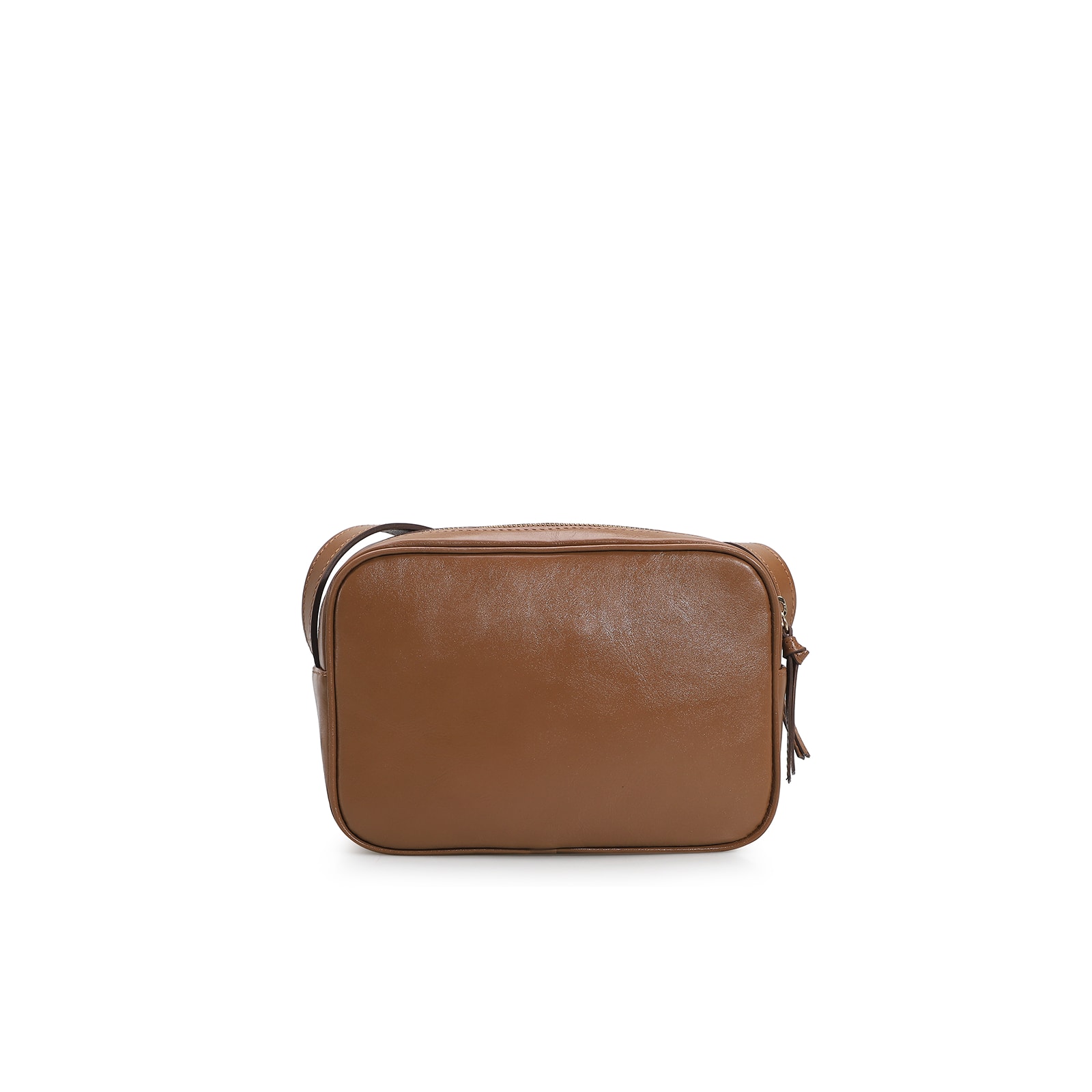 Bolsa Transversal Couro Caramelo
