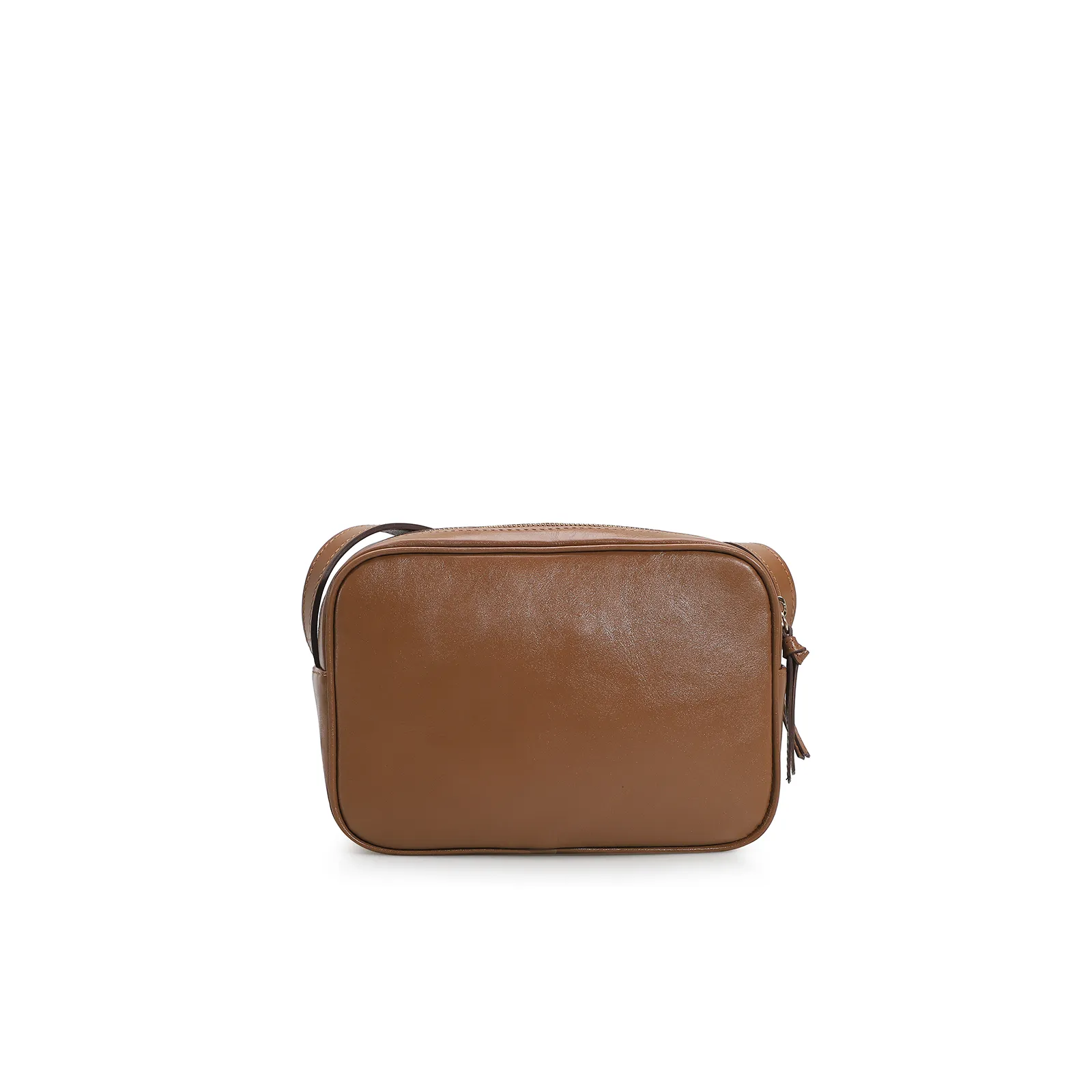 Bolsa Transversal Couro Caramelo