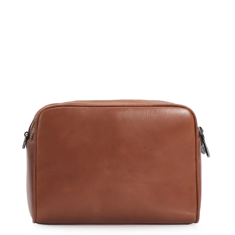Bolsa Transversal Couro Caramelo - imagem 4