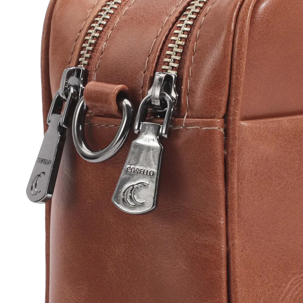 Bolsa Transversal Couro Caramelo - imagem 6