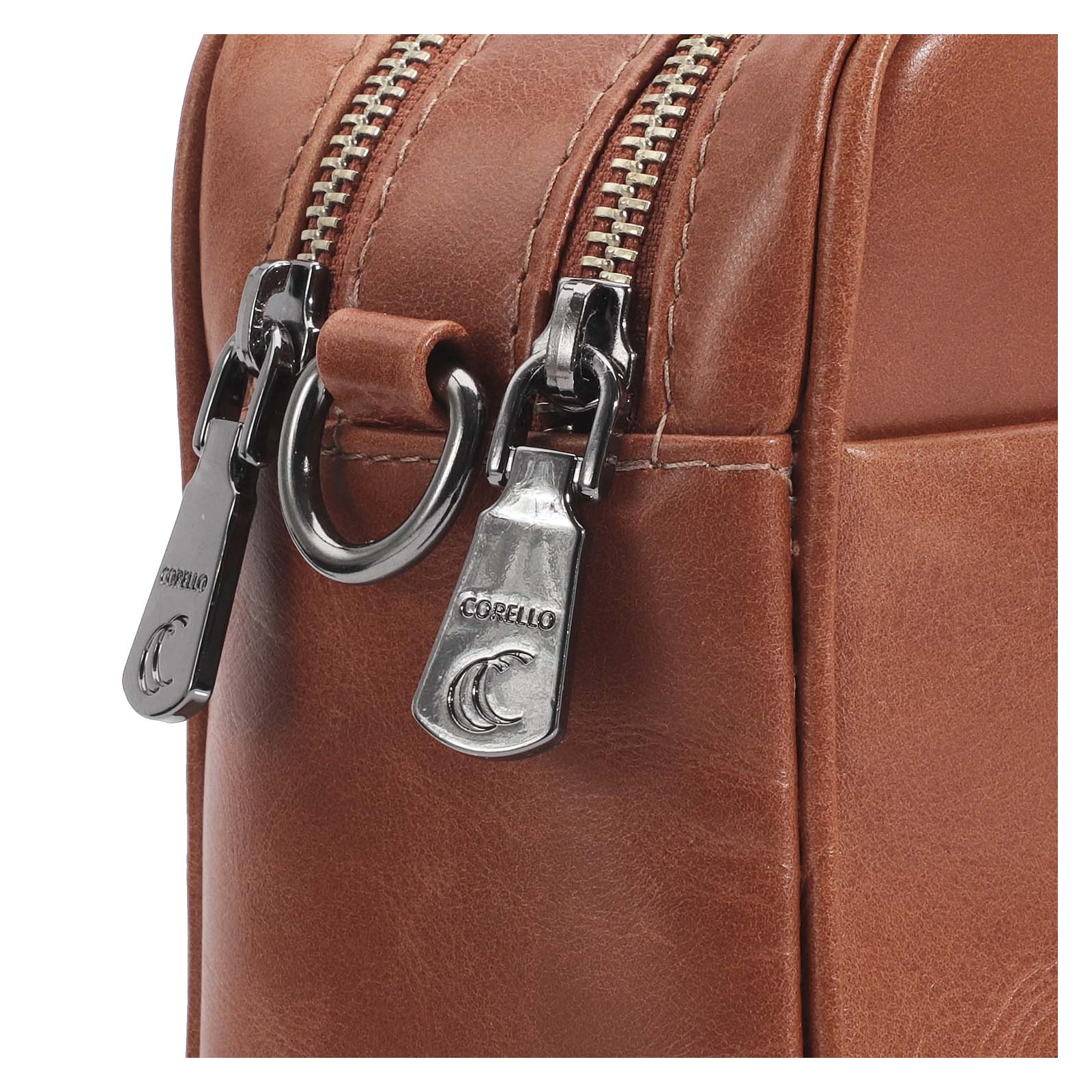 Bolsa Transversal Couro Caramelo