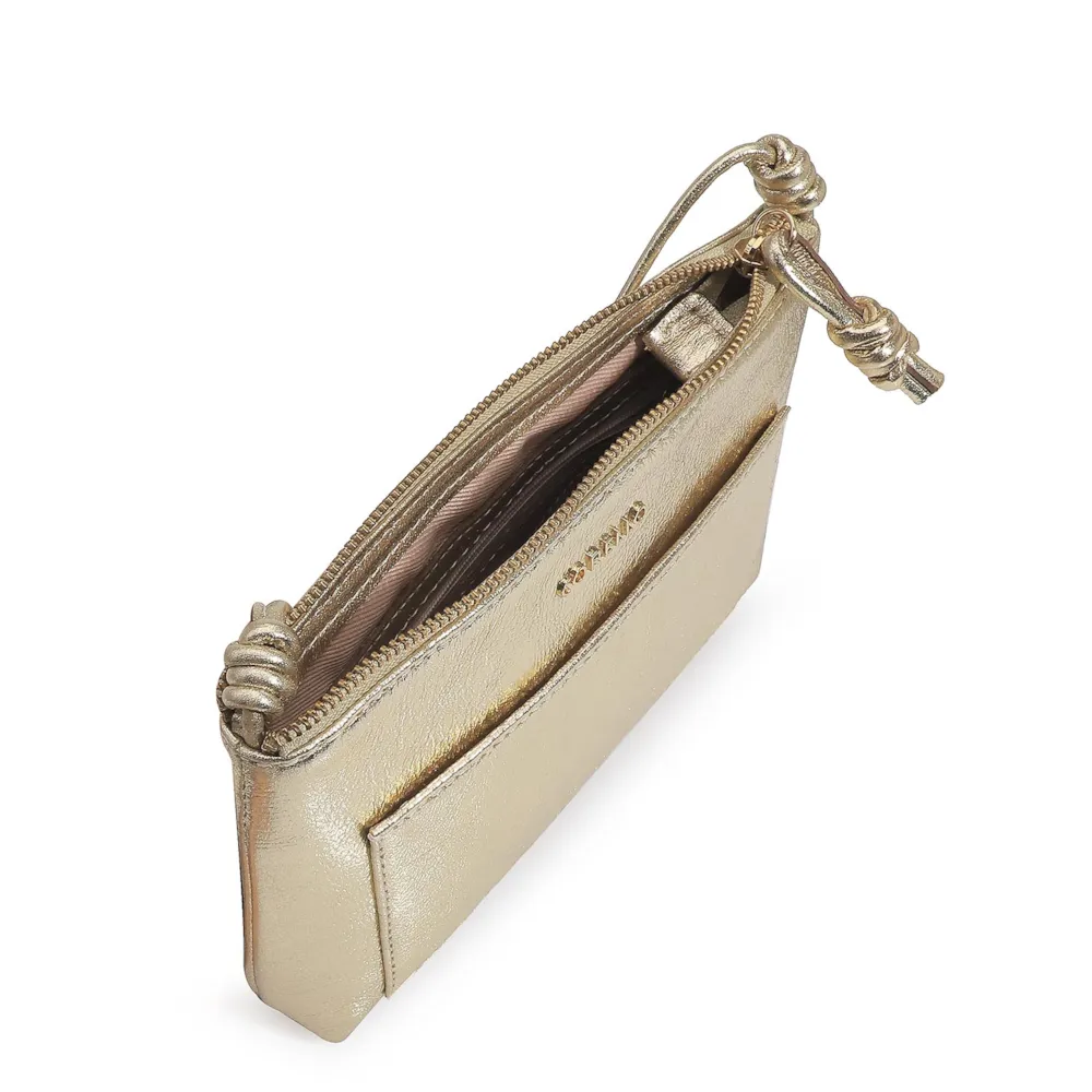 Bolsa Transversal Couro Champagne - imagem 4