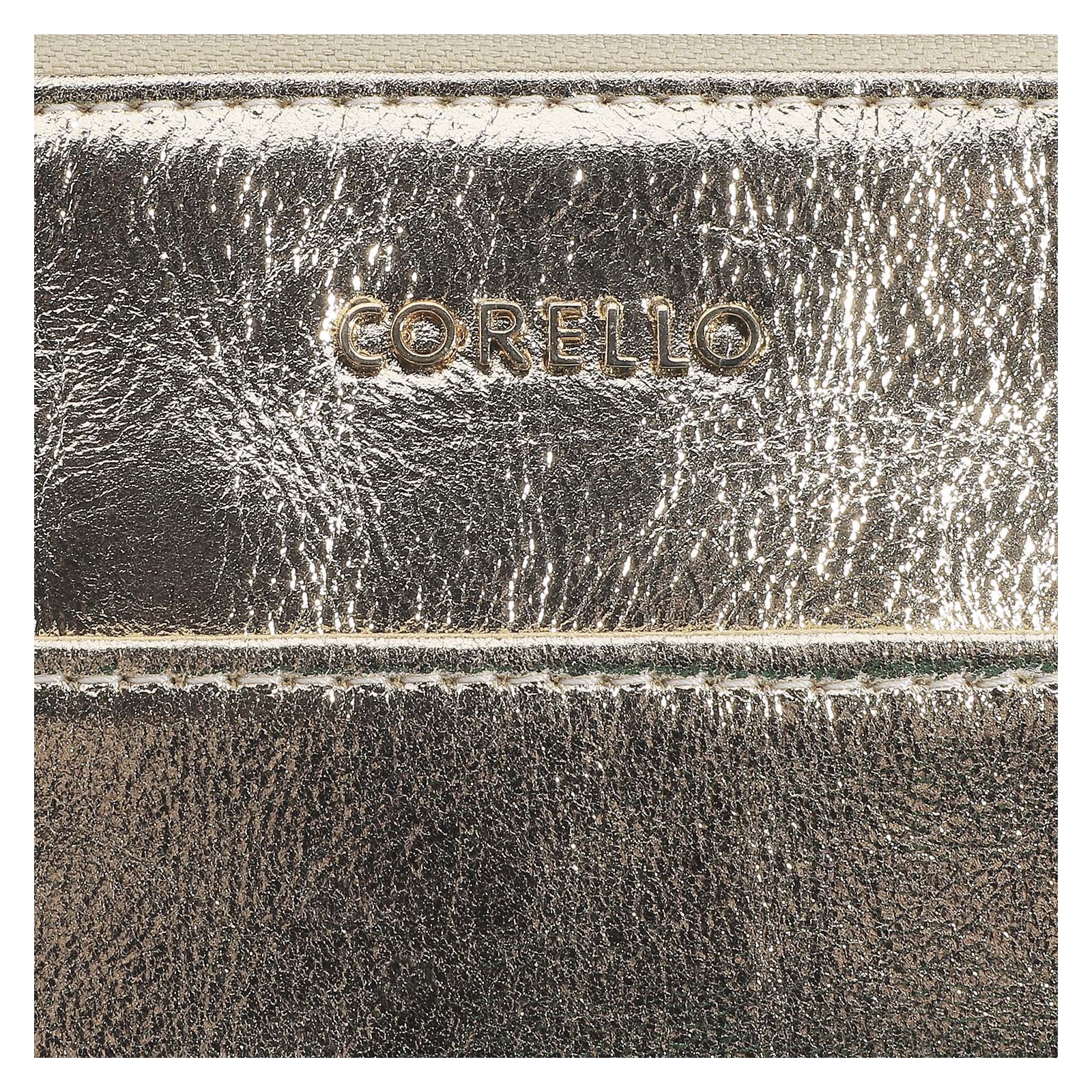 Bolsa Transversal Couro Champagne