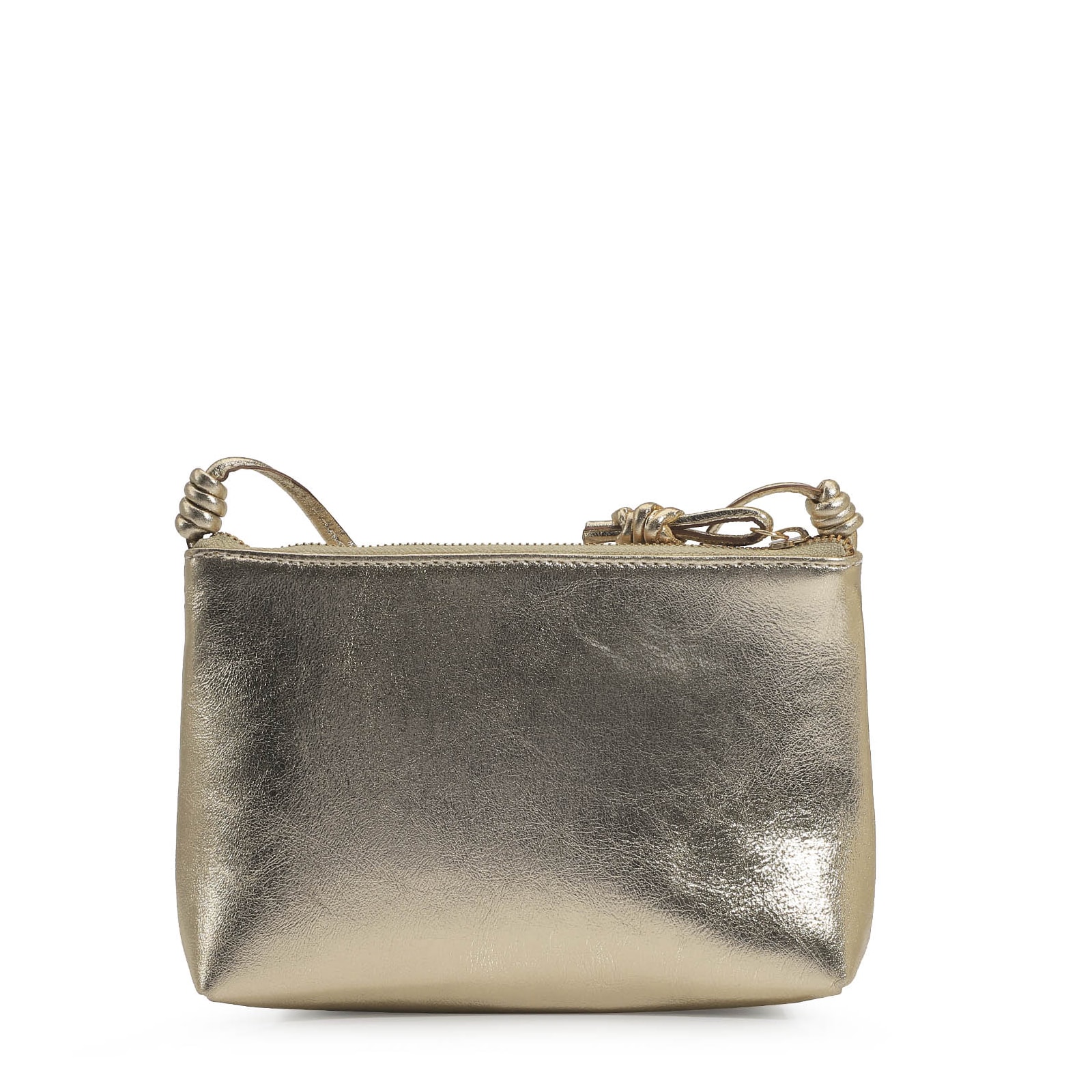 Bolsa Transversal Couro Champagne