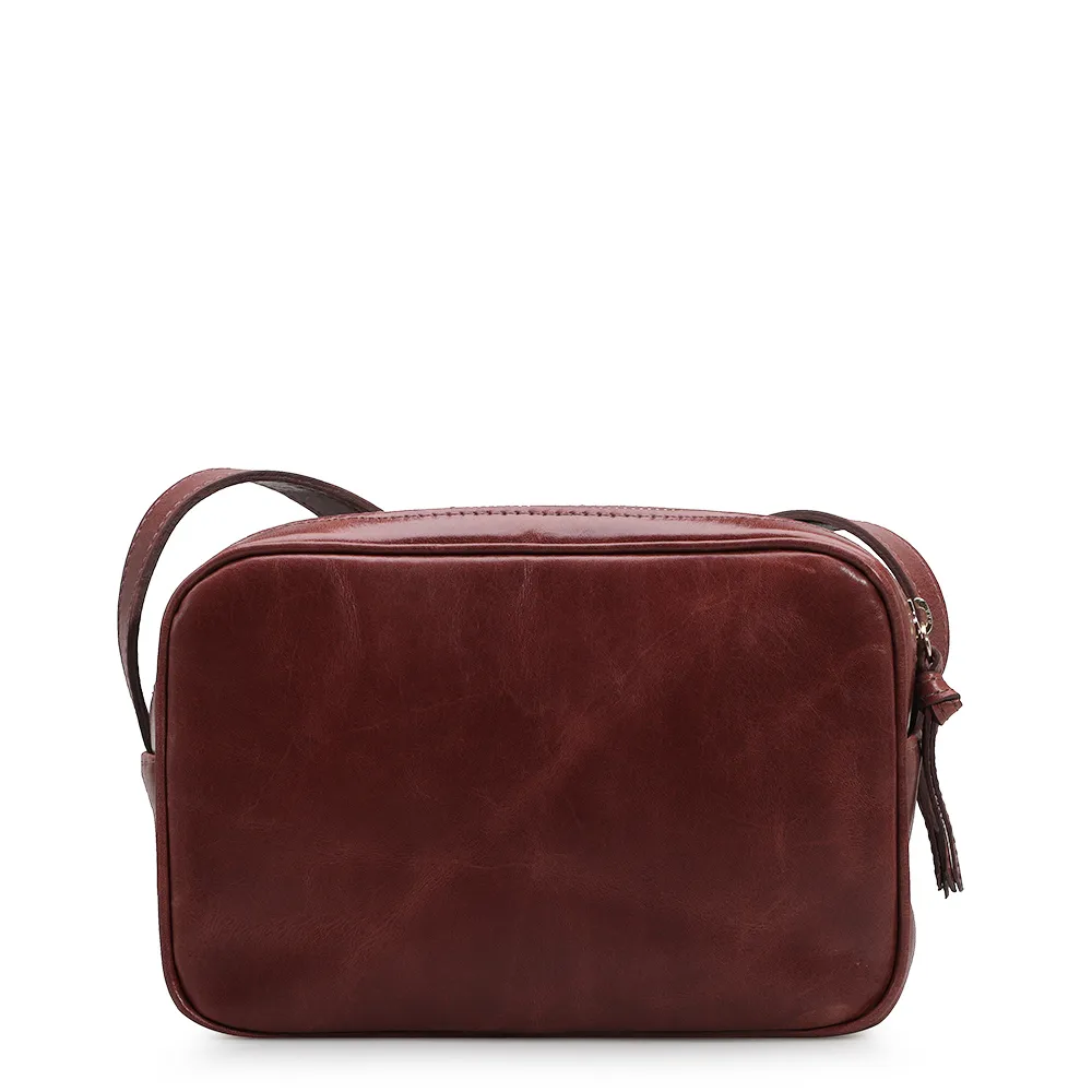 Bolsa Transversal Couro Conhaque - imagem 3