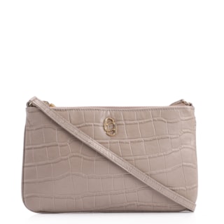 Couro Croco Bege
