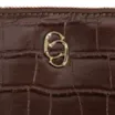 Bolsa Transversal Couro Croco Marrom - imagem 6